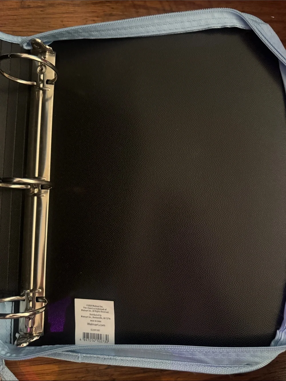 Holographic Light Blue 2” Binder Case C1.Bk.RM3